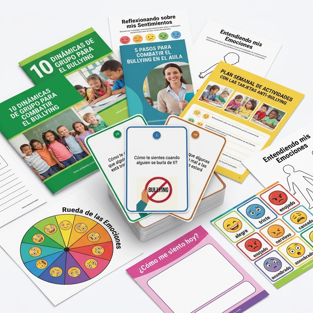 Kit Completo 100 Tarjetas Anti-Bullying